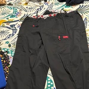 2 scrub pants Koi